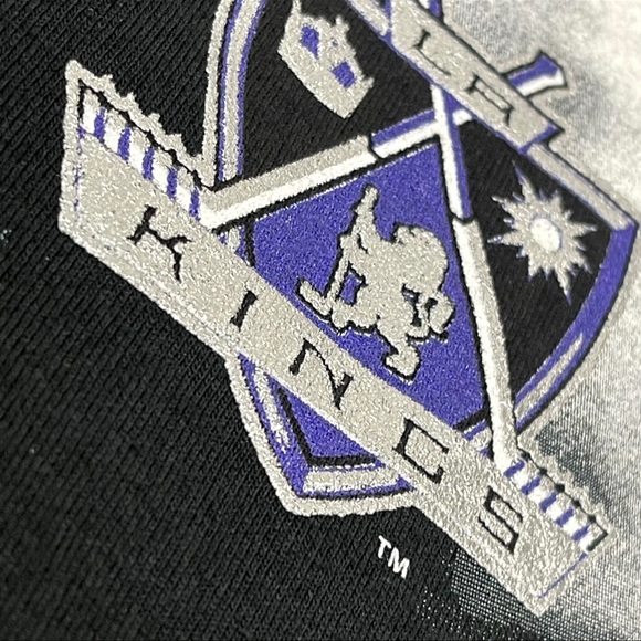 *SOLD!* Rare Vintage 90s NHL Deadstock LA Kings Savvy Hockey T-Shirt - Picture 10 of 13